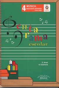 PENTAGRAMA ESCOLAR MÚSICA 4 CAT | 9788480208208 | AMAT, CARME / CASANOVA, ANNA