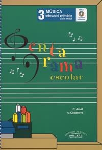 PENTAGRAMA ESCOLAR MÚSICA 3 CAT | 9788480208062 | AMAT, CARME / CASANOVA, ANNA