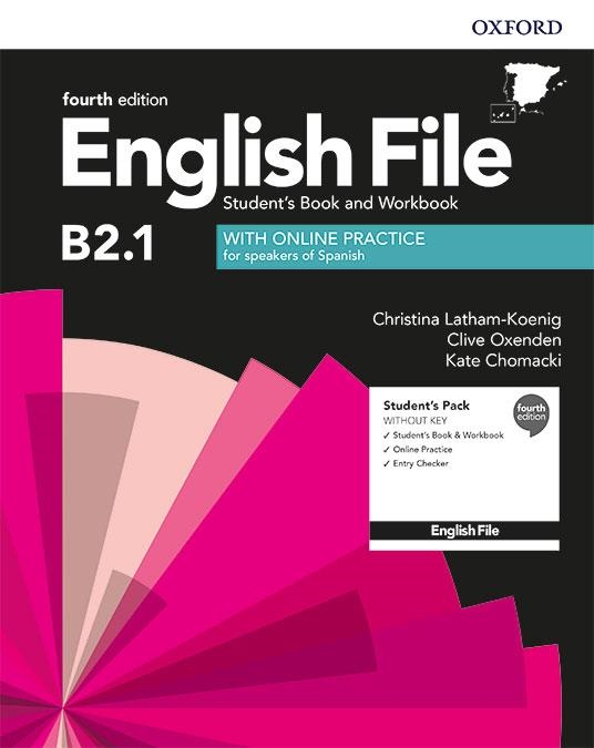 ENGLISH FILE 4TH EDITION B2.1. STUDENT'S BOOK AND WORKBOOK WITHOUT KEY PACK | 9780194038744 | LATHAN-KOENIG / OXENDEN