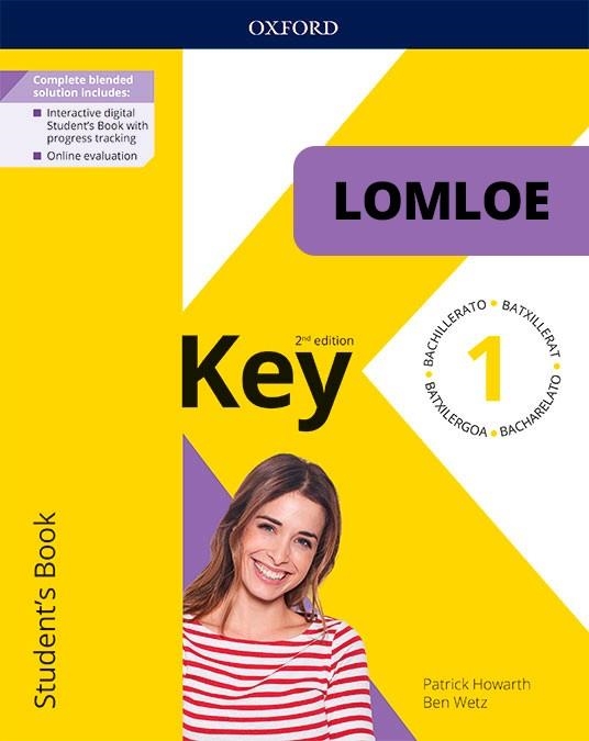 KEY TO BACHILLERATO 2ED 1. STUDENT'S BOOK. LOMLOE PACK | 9780190551605 | HOWARTH, PATRICK