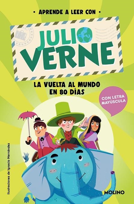 APRENDE A LEER CON VERNE - LA VUELTA AL MUNDO EN 80 DÍAS | 9788427237407 | VERNE, JULIO / GREEN, SHIA