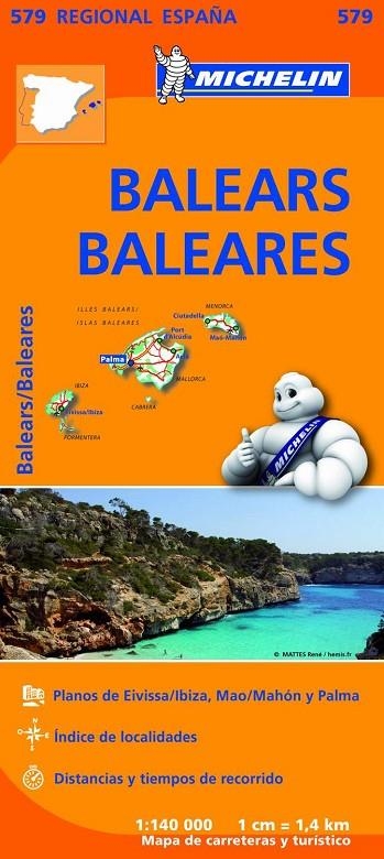 MAPA BALEARS MICHELIN 2013 | 9782067184503 | AAVV