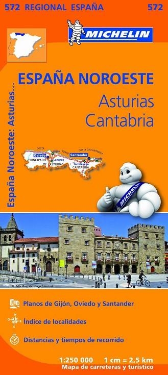 MAPA ASTURIAS CANTABRIA MICHELIN 2013 | 9782067184152 | AAVV