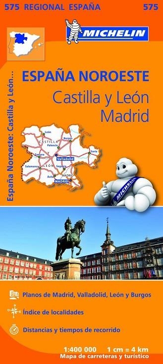 MAPA CASTILLA Y LEON, MADRID MICHELIN 2013 | 9782067184305 | AAVV