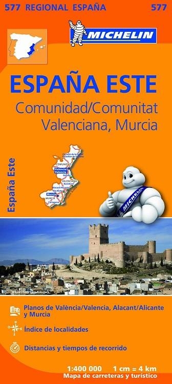 MAPA COMUNIDAD VALENCIANA, MURCIA MICHELIN 2013 | 9782067184404 | AAVV