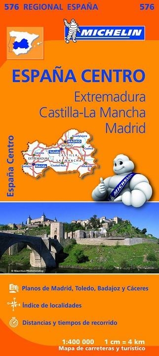 MAPA EXTREMADURA, CASTILLA LA MANCHA, MADRID MICHELIN 2013 | 9782067184350 | AAVV