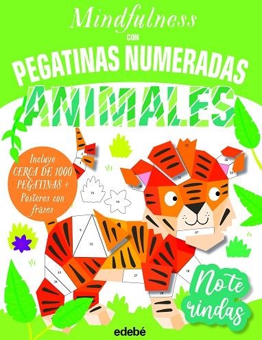 MINDFULNESS CON PEGATINAS NUMERADAS: ANIMALES | 9788468363646 | AA VV