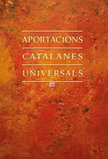 APORTACIONS CATALANES UNIVERSALS | 9788499755540