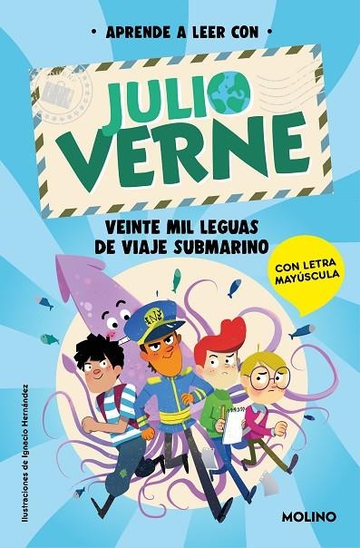 APRENDE A LEER CON JULIO VERNE 3 - VEINTE MIL LEGUAS DE VIAJE SUBMARINO | 9788427240469 | VERNE, JULIO / GREEN, SHIA