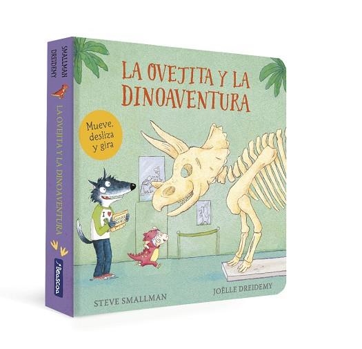 LA OVEJITA Y LA DINOAVENTURA (LA OVEJITA QUE VINO A CENAR. LIBRO DE CARTÓN) | 9788448866976 | SMALLMAN, STEVE