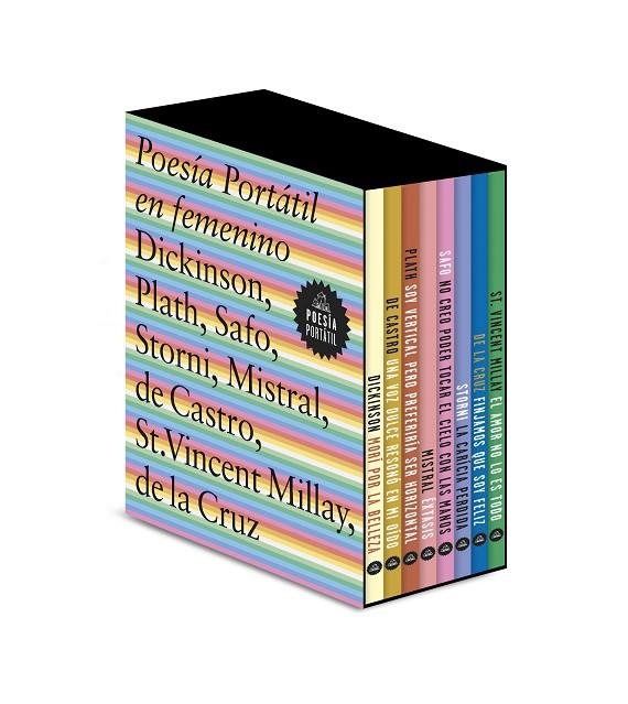 POESÍA PORTÁTIL EN FEMENINO | 9788439744122 | DICKINSON, EMILY / DE CASTRO, ROSALÍA / PLATH, SYLVIA / MISTRAL, GABRIELA / SAFO / STORNI, ALFONSINA