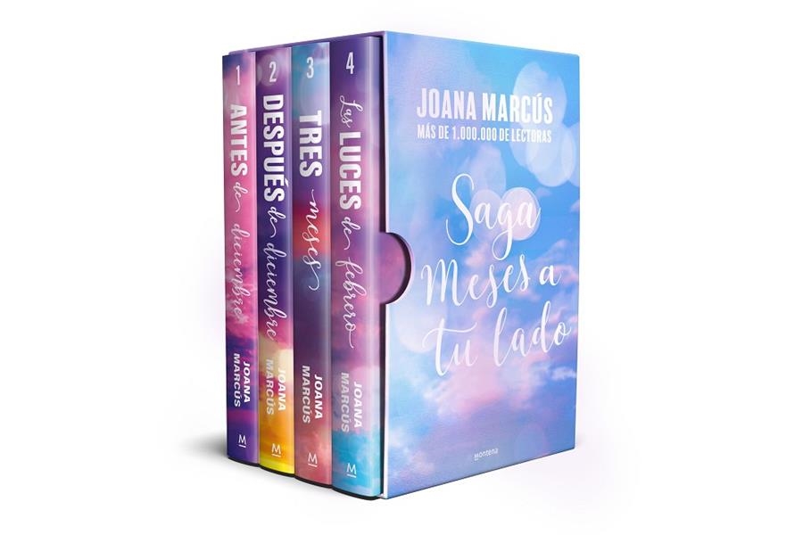 ESTUCHE SAGA MESES A TU LADO (EDICIÓN ESTUCHE CON LAS 4 NOVELAS) | 9788410050907 | MARCÚS, JOANA