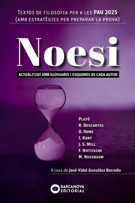 NOESI. TEXTOS DE FILOSOFIA PER A LES PAU 2025 | 9788448962814 | BARCANOVA, EDITORIAL