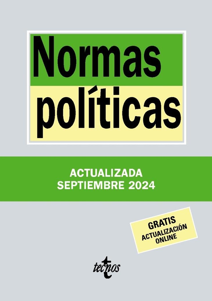 NORMAS POLÍTICAS ED. 2024 | 9788430990948 | EDITORIAL TECNOS