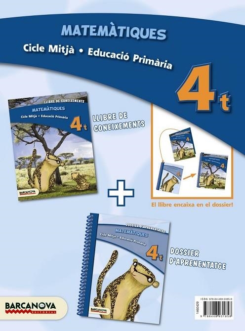 MATEMÀTIQUES 4T CM. LLIBRE I DOSSIER | 9788448931858 | TORRA, MONTSERRAT/MARTÍNEZ, ELENA