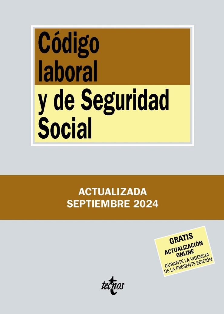 CÓDIGO LABORAL Y DE SEGURIDAD SOCIAL 2024 | 9788430991976 | EDITORIAL TECNOS