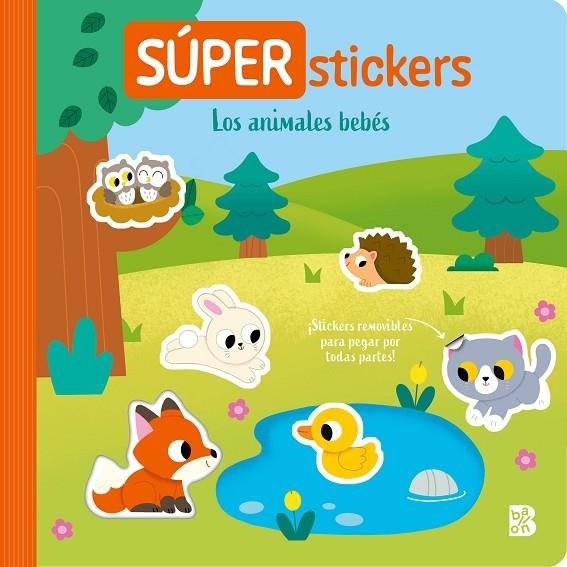 SUPER STICKERS LOS ANIMALES BEBE | 9789403238593 | BALLON