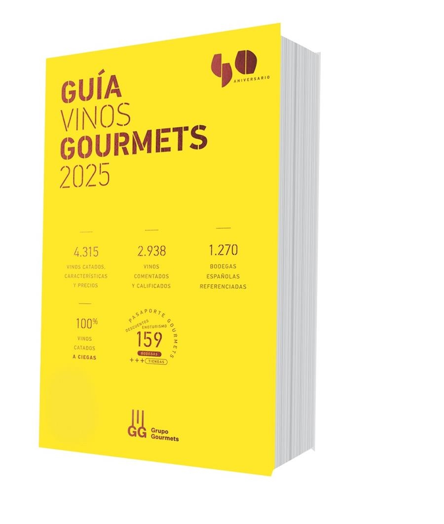 GUÍA VINOS GOURMETS 2025 | 9788495754844 | COLECTIVO CLUB DE GOURMETS