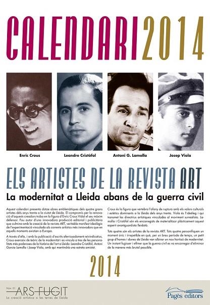 CALENDARI 2014 ELS ARTISTES REVISTA ART | 9788499754079