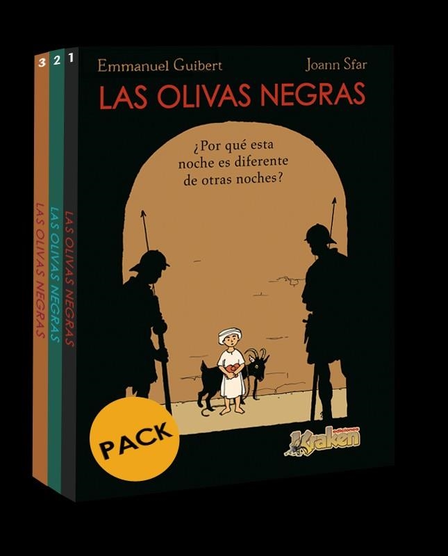 OLIVAS NEGRAS, LAS PACK | 9788492534807 | GUIBERT, EMMANUEL/ SFAR, JOANN