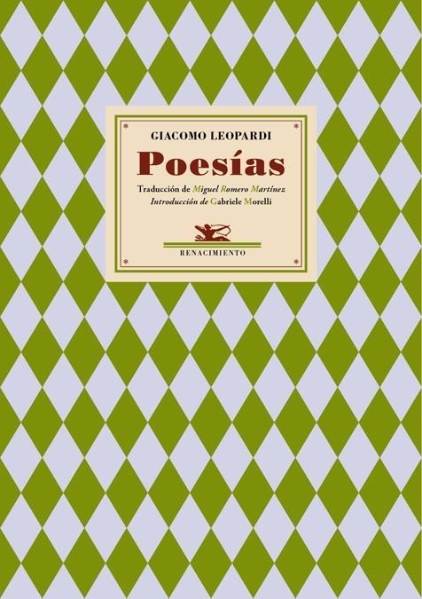 POESIAS | 9788484728238 | LEOPARDI, GIACOMO