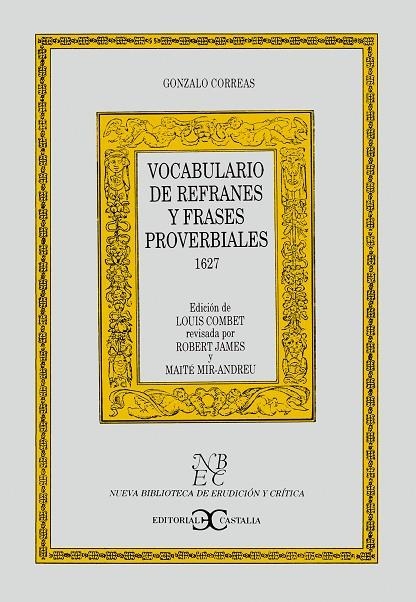 VOCABULARIO DE REFRANES Y FRASES PROVERBIALES | 9788470398766 | CORREAS, GONZALO