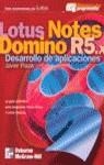 LOTUS NOTES DOMINO R5.X DESARROLLO DE APLICACIONES | 9788448128593 | PLAZA, JAVIER