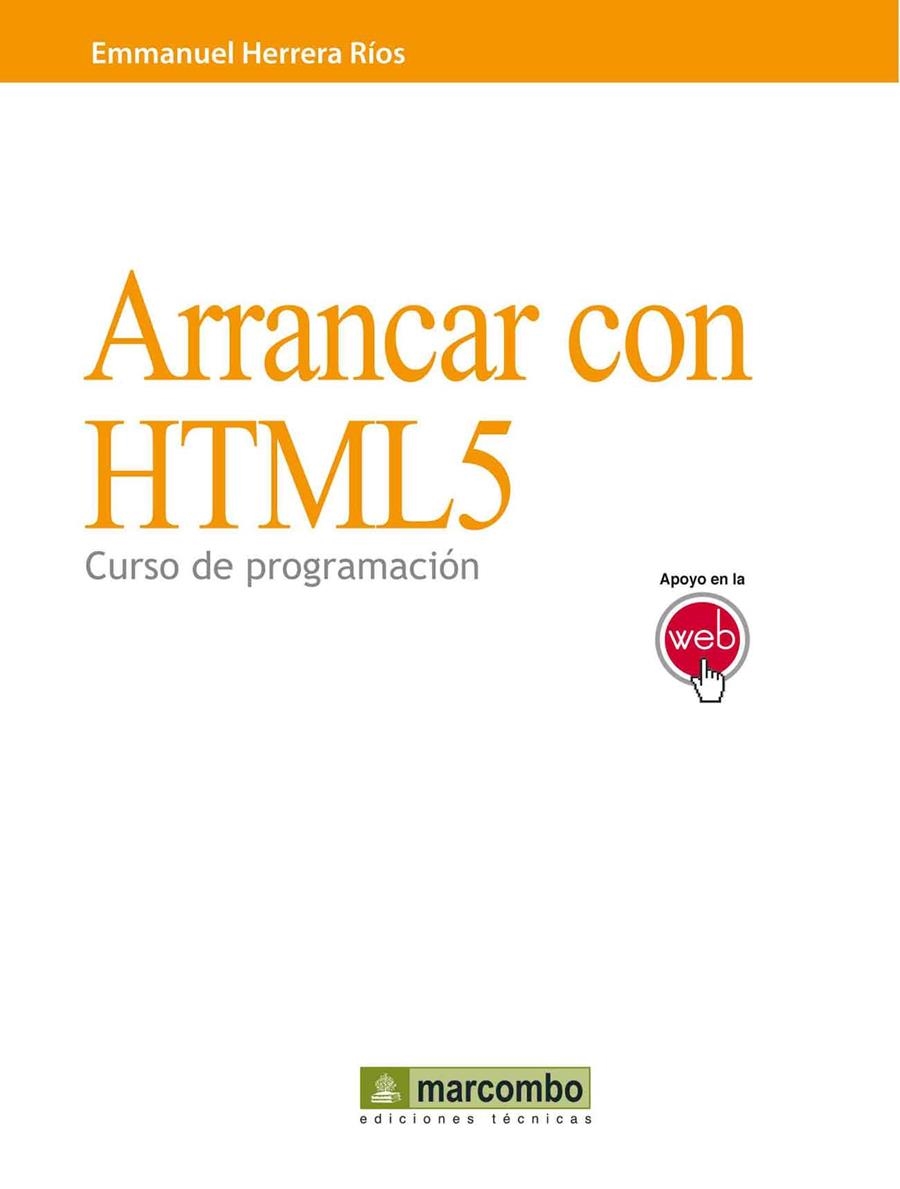 ARRANCAR CON HTML5 | 9788426717986 | HERRERA RÍOS, EMMANUEL