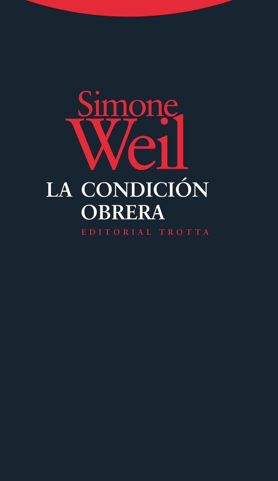 CONDICIÓN OBRERA LA | 9788498794687 | WEIL, SIMONE