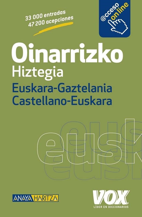 OINARRIZKO HIZTEGIA EUSKARA-GAZTELANIA / CASTELLANO-EUSKARA | 9788499741369 | LAROUSSE EDITORIAL