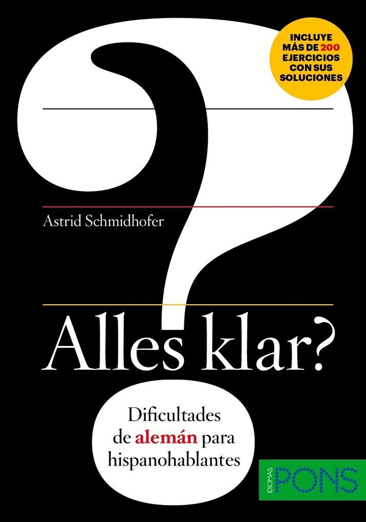 ALLES KLAR? DIFICULTADES DE ALEMÁN PARA HISPANOABLANTES | 9788484432920 | VARIOS AUTORES