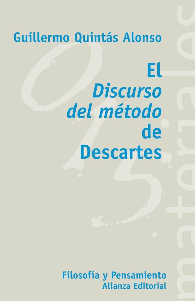 DISCURSO DEL METODO DE DESCARTES, EL | 9788420657424 | QUINTAS ALONSO, GUILLERMO