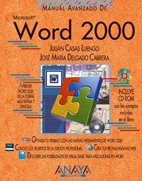 WORD 2000, MANUAL AVANZADO DE | 9788441509368 | CASAS LUENGO, JULIAN