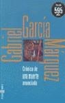 -CRONICA DE UNA MUERTE ANUNCIADA | 9788401260001 | GARCIA MARQUEZ, GABRIEL