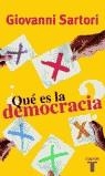 QUE ES LA DEMOCRACIA? | 9788430605200 | SARTORI, GIOVANNI