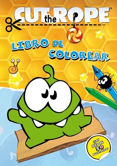 CUT THE ROPE. LIBRO DE COLOREAR | 9788437281179 | AAVV