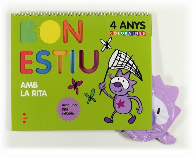 BON ESTIU AMB LA RITA 4 ANYS COLORAINES | 9788466129244 | EQUIP EDITORIAL CRUÏLLA,