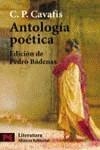 ANTOLOGIA POETICA CAVAFIS | 9788420634685 | CAVAFIS