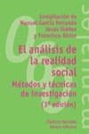 ANALISIS DE LA REALIDAD SOCIAL | 9788420686639 | VVAA