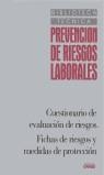 CUESTIONARIO DE EVALUACION DE RIESGOS | 9788432953583 | VARIOS AUTORES