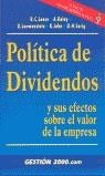 POLITICA DE DIVIDENDOS | 9788480885539 | AAVV