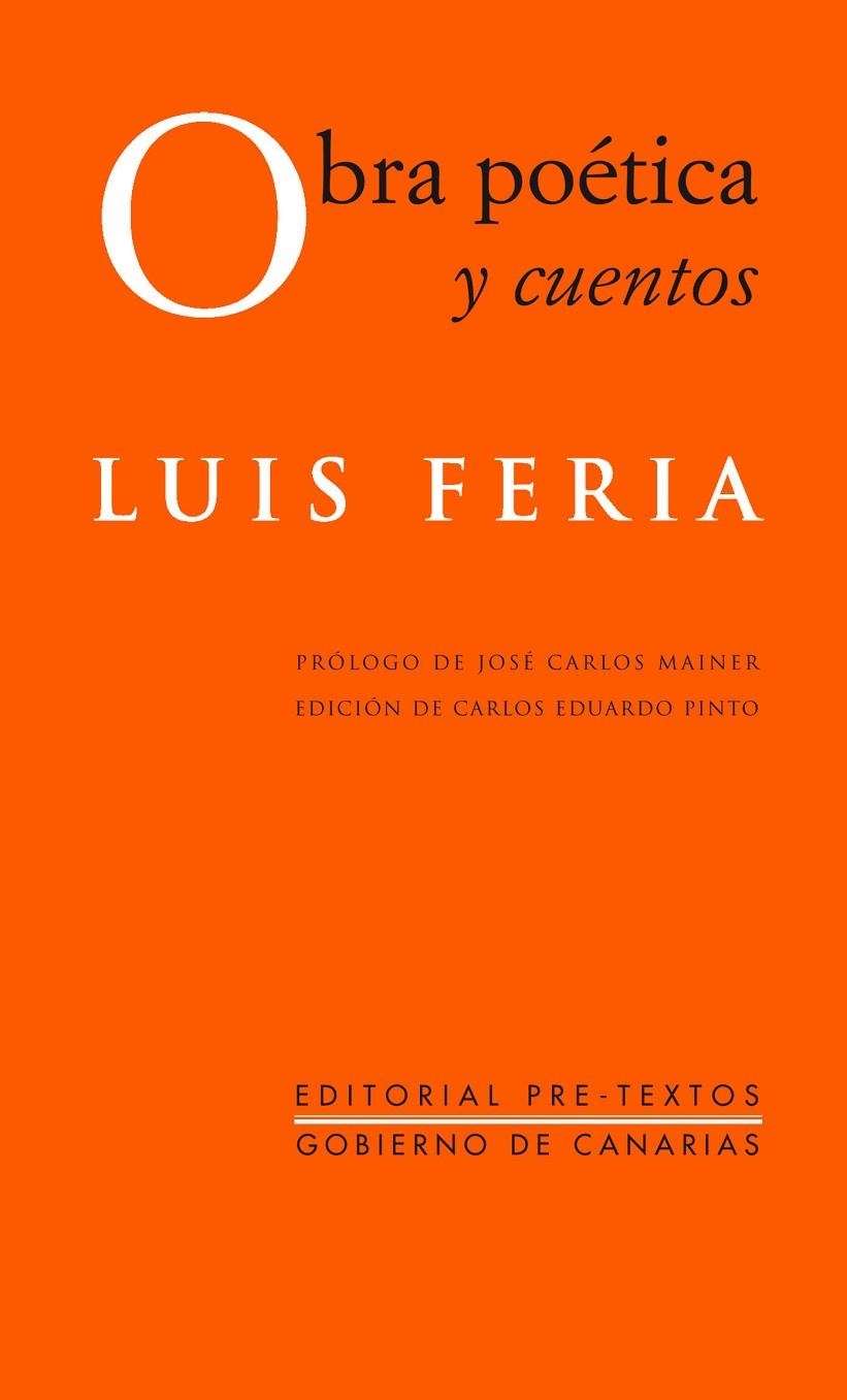 OBRA POETICA Y CUENTOS  PT-457 | 9788481913095 | FERIA, LUIS