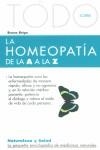 TODO SOBRE HOMEOPATIA DE LA A A LA Z | 9788493303907 | BRIGO, BRUNO