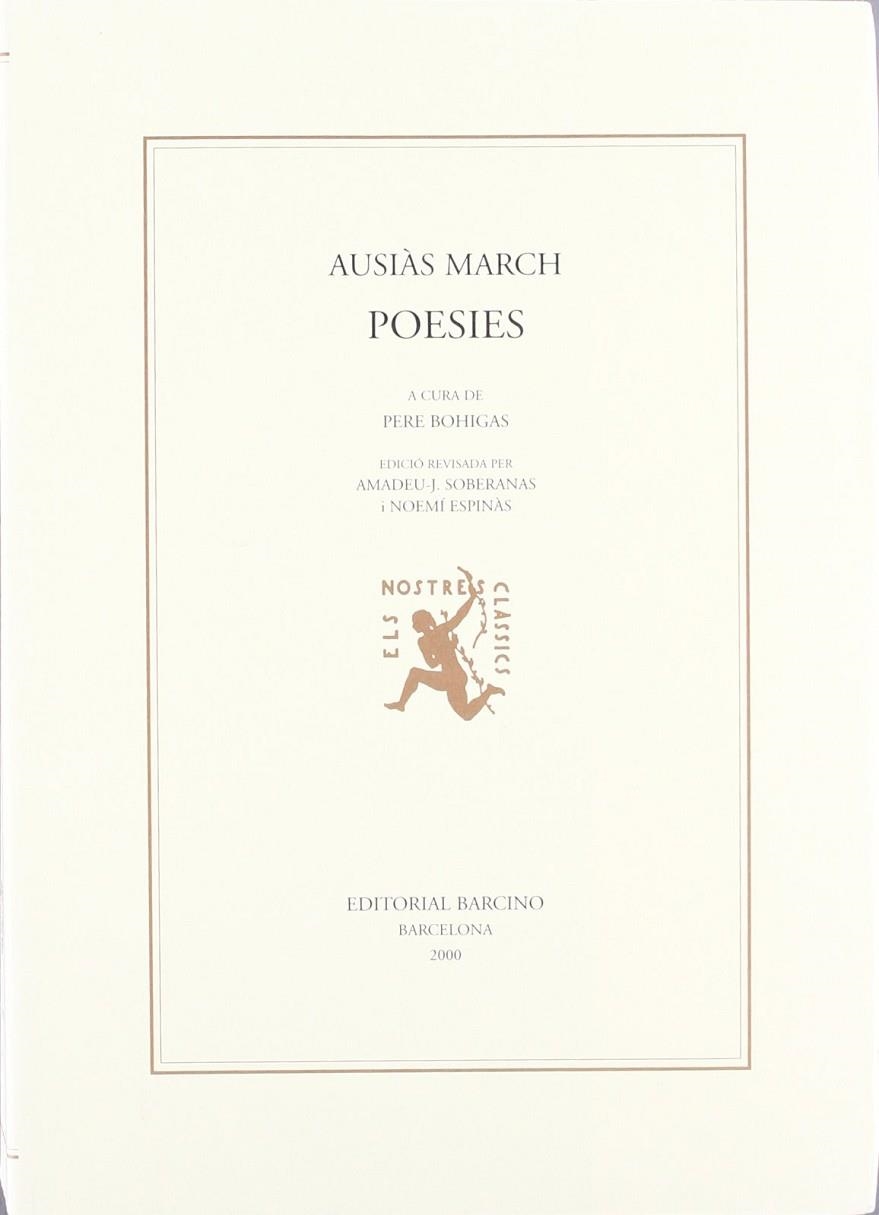 AUSIAS MARCH I VOL POESIES | 9788472266896 | MARCH, AUSIAS