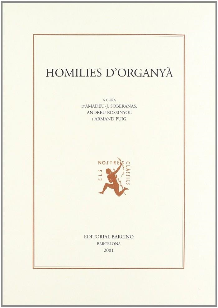 HOMILIES D'ORGANYA | 9788472266940 | AAVV