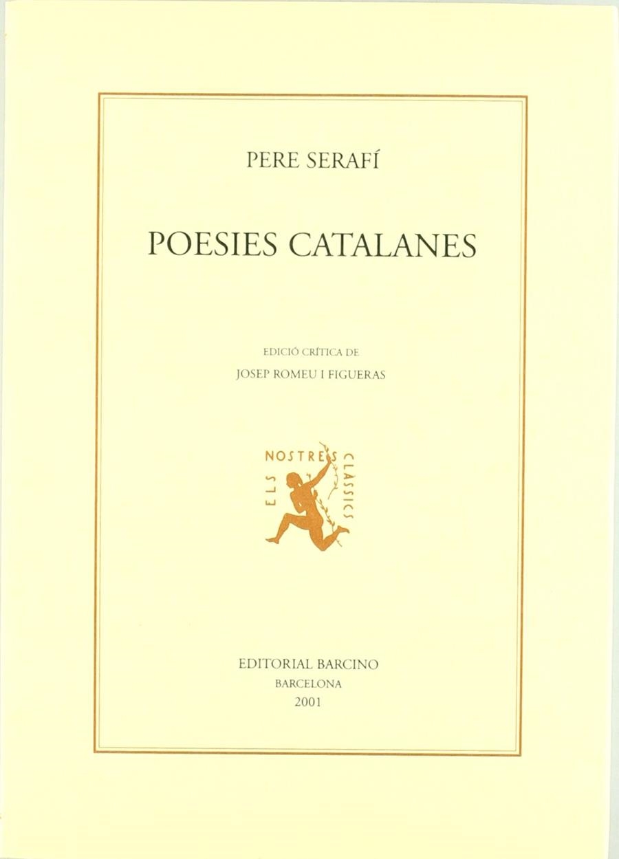 POESIES CATALANES | 9788472266971 | SERAFI, PERE