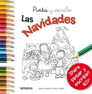 PINTA Y ESCRIBE LAS NAVIDADES | 9788424649388 | CANYELLES ROCA, ANNA