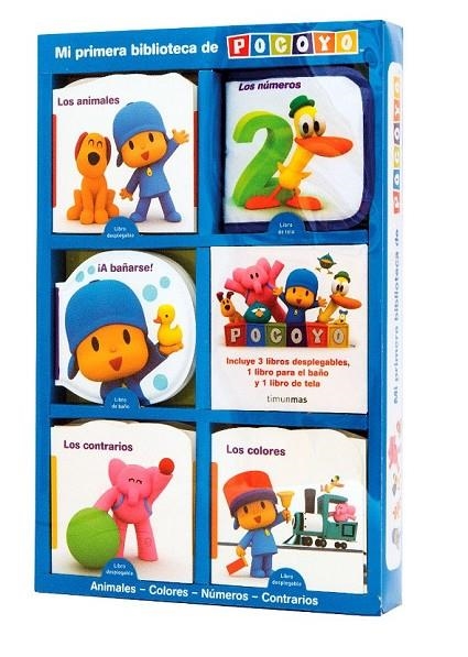 MI PRIMERA BIBLIOTECA DE POCOYO. ESTUCHE 5 LIBROS | 9788408130536 | ZINKIA ENTERTAINMENT, S. A.