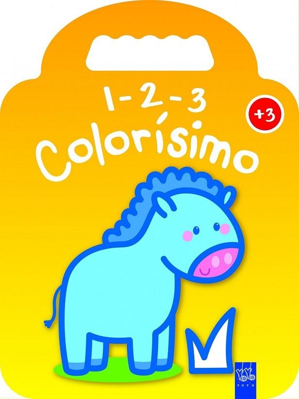 1-2-3 COLORÍSIMO +3 - PONI | 9788408134138 | YOYO