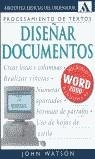 DISEÑAR DOCUMENTOS | 9788425335334 | WATSON, JOHN